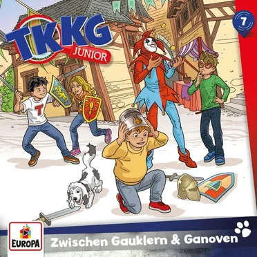 TKKG Junior 7: Zwischen Gauklern & Ganoven by Frank Gustavus - album cover