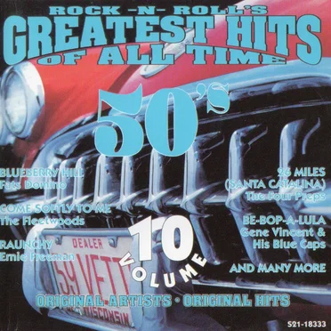 Rock -n- Roll’s Greatest Hits of All Time: 50’s Volume 10 by Various Artists - album cover