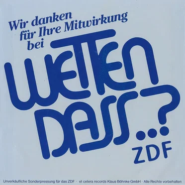 Wetten, daß...? / Je t'aime, mon amour