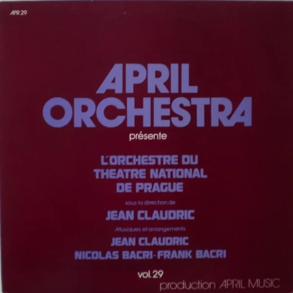 April Orchestra Présente: L’Orchestre du Théâtre National de Prague – Vol. 29
