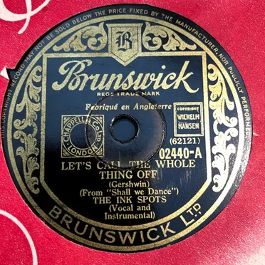 Let's Call the Whole Thing Off / Slap That Bass