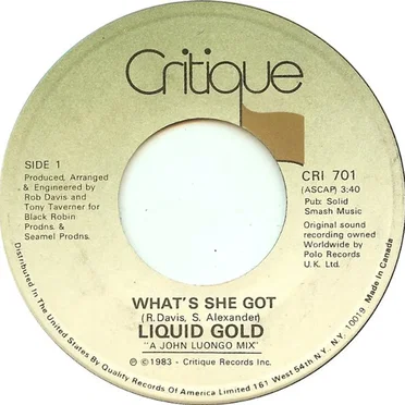 What's She Got by Liquid Gold - album cover