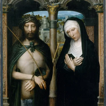 Christ Crowned with Thorns (Ecce Homo), and the Mourning Virgin