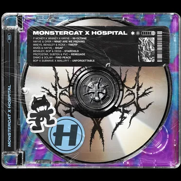 Monstercat x Hospital Records by Various Artists - album cover