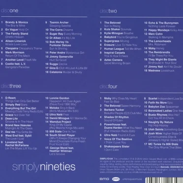 Simply Nineties by Various Artists - album cover