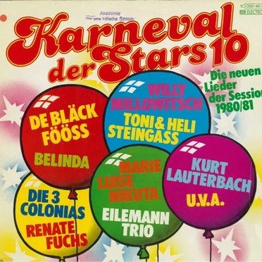 Karneval der Stars 10: Die neuen Lieder der Session 1980/81 by Various Artists - album cover