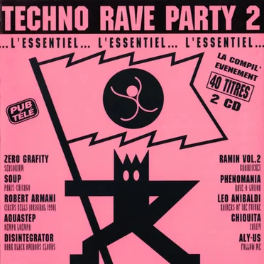 Techno Rave Party 2 by Various Artists - album cover