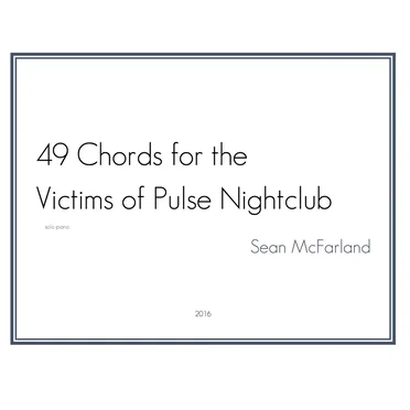 49 Chords for the Victims of Pulse Nightclub