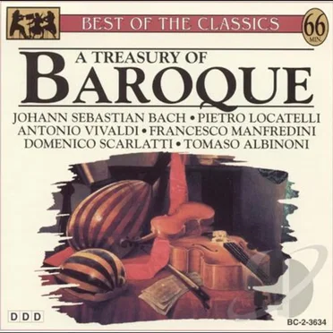 A Treasury of Baroque by Various Artists - album cover
