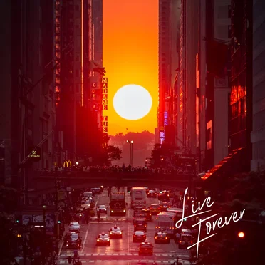 Live Forever by Major Parkinson - album cover