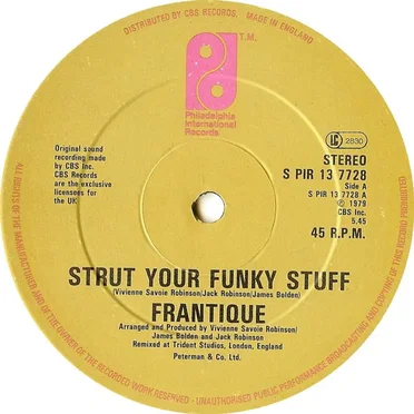 Strut Your Funky Stuff by Frantique - album cover