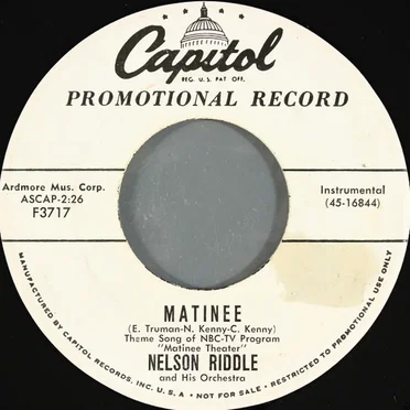 Matinee / Theme From "New Girl in Town"