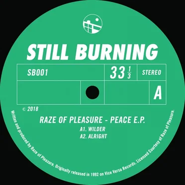 Peace E.P. by Raze of Pleasure - album cover