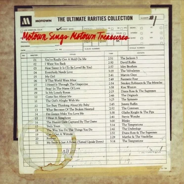 Ultimate Rarities Collection, Volume 1: Motown Sings Motown Treasures by Various Artists - album cover