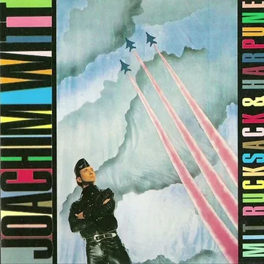 Mit Rucksack und Harpune