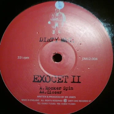 Rocker Spin / Closer by Exocet - album cover