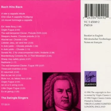 Bach Hits Back: A New A Cappella Tribute