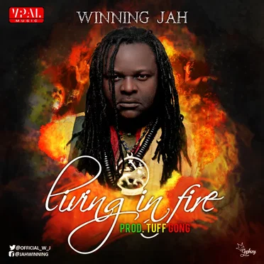 Living in Fire by Winning Jah - album cover