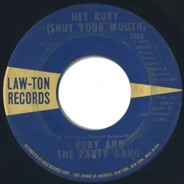 Hey Ruby (Shut Your Mouth) / Ruby's House Party