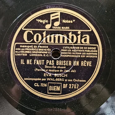 Il ne faut pas briser un rêve / Le Temps qu’une hirondelle