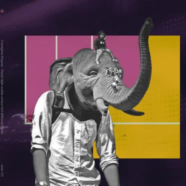 Purple Light Section Corners Feel Different World