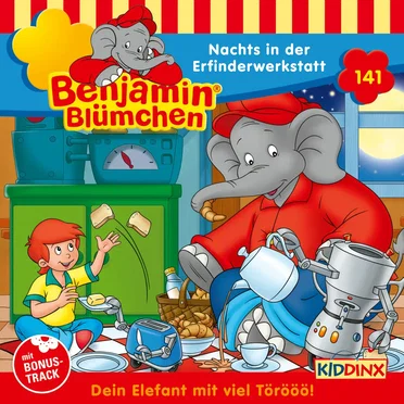 Benjamin Blümchen, Folge 141: Nachts in der Erfinderwerkstatt by Benjamin Blümchen - album cover