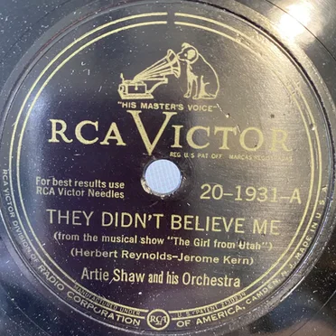 They Didn't Believe Me / Can't Help Lovin' Dat Man