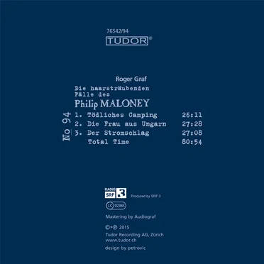 Die haarsträubenden Fälle des Philip Maloney, N° 94 by Roger Graf - album cover