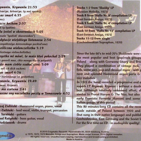Progressive Rock Years (1970-1973)