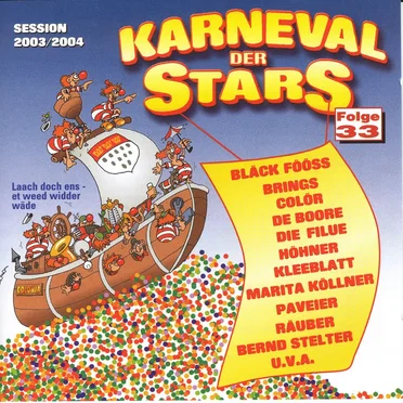Karneval der Stars, Folge 33: Session 2003/2004 by Various Artists - album cover