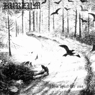 Hvis lyset tar oss by Burzum - album cover