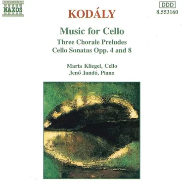 Music for Cello: Three Chorale Preludes / Cello Sonatas opp. 4 and 8