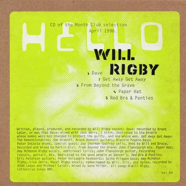 Hello Recording Club 1996-04