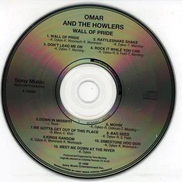 Wall of Pride by Omar and the Howlers - album cover