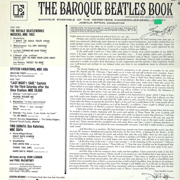 The Baroque Beatles Book