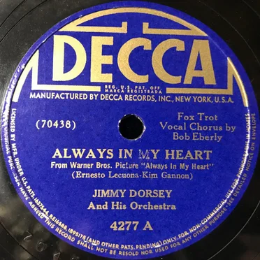 Always in My Heart / Last Night I Said a Prayer