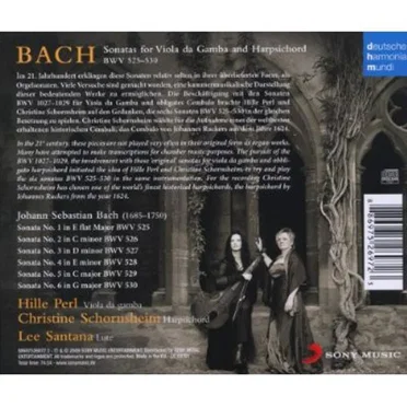 Sonatas for Viola da Gamba and Harpsichord