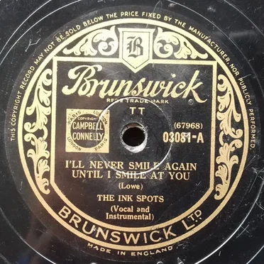 I'll Never Smile Again Until I Smile at You / My Greatest Mistake