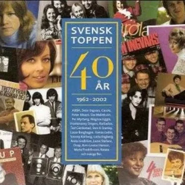 Svensktoppen 40 år 1962–2002 by Various Artists - album cover