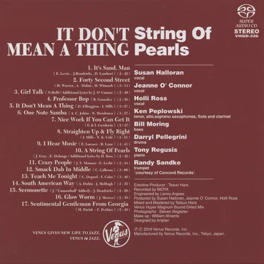 It Don't Mean A Thing by String of Pearls - album cover