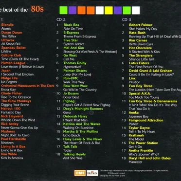 The Best of the 80s: 54 Original 80s Classics by Various Artists - album cover