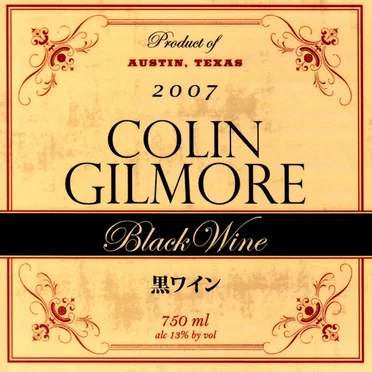 Black Wine by Colin Gilmore - album cover