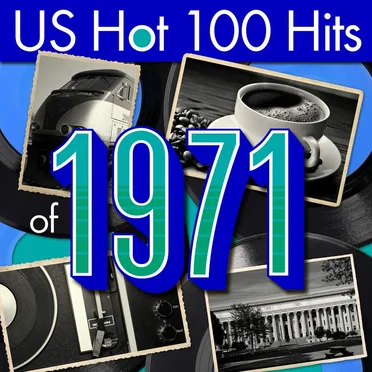 US Hot 100 Hits of 1971 by Various Artists - album cover