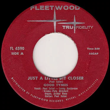 Just A Little Bit Closer / Is It True by Good Tymes - album cover