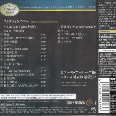 Le Sacre du Printemps / Four Etudes for Orchestra