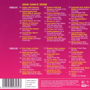 Now Dance 2008 by Various Artists - album cover