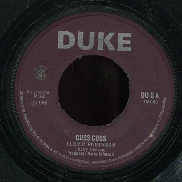 Cuss Cuss by Lloyd Robinson - album cover