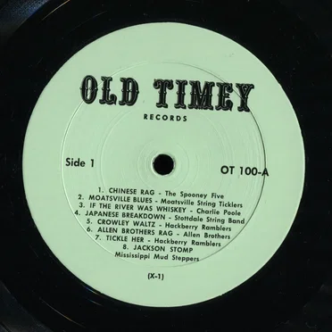 Old Time Southern Dance Music : The String Bands Vol 1 by Various Artists - album cover