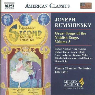 Great Songs of the Yiddish Stage, Volume 3