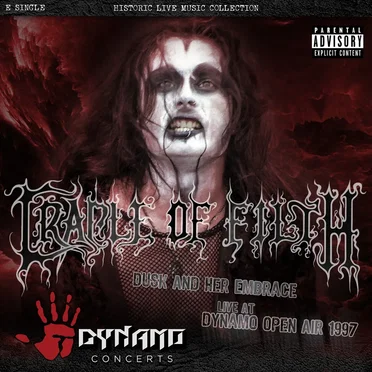 Live at Dynamo Open Air 1997 by Cradle of Filth - album cover